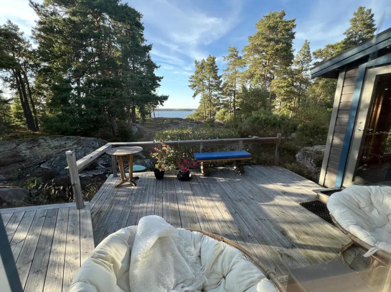 Hus I Skaergarden Med Bastu Och Sjoeutsikt Villa Varmdo Exterior photo