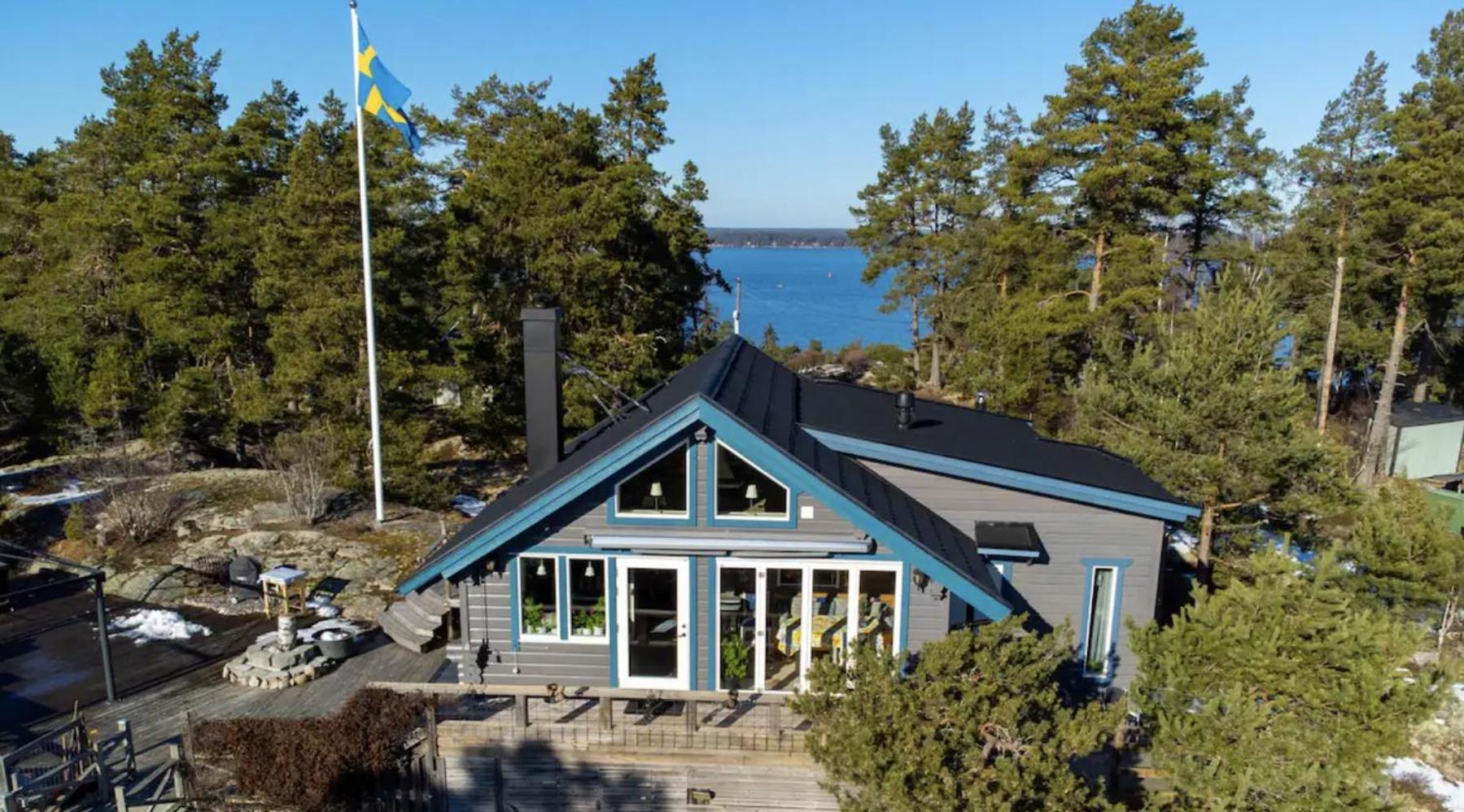 Hus I Skaergarden Med Bastu Och Sjoeutsikt Villa Varmdo Exterior photo