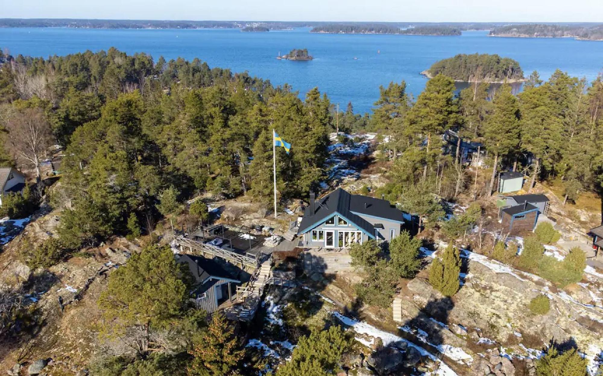 Hus I Skaergarden Med Bastu Och Sjoeutsikt Villa Varmdo Exterior photo