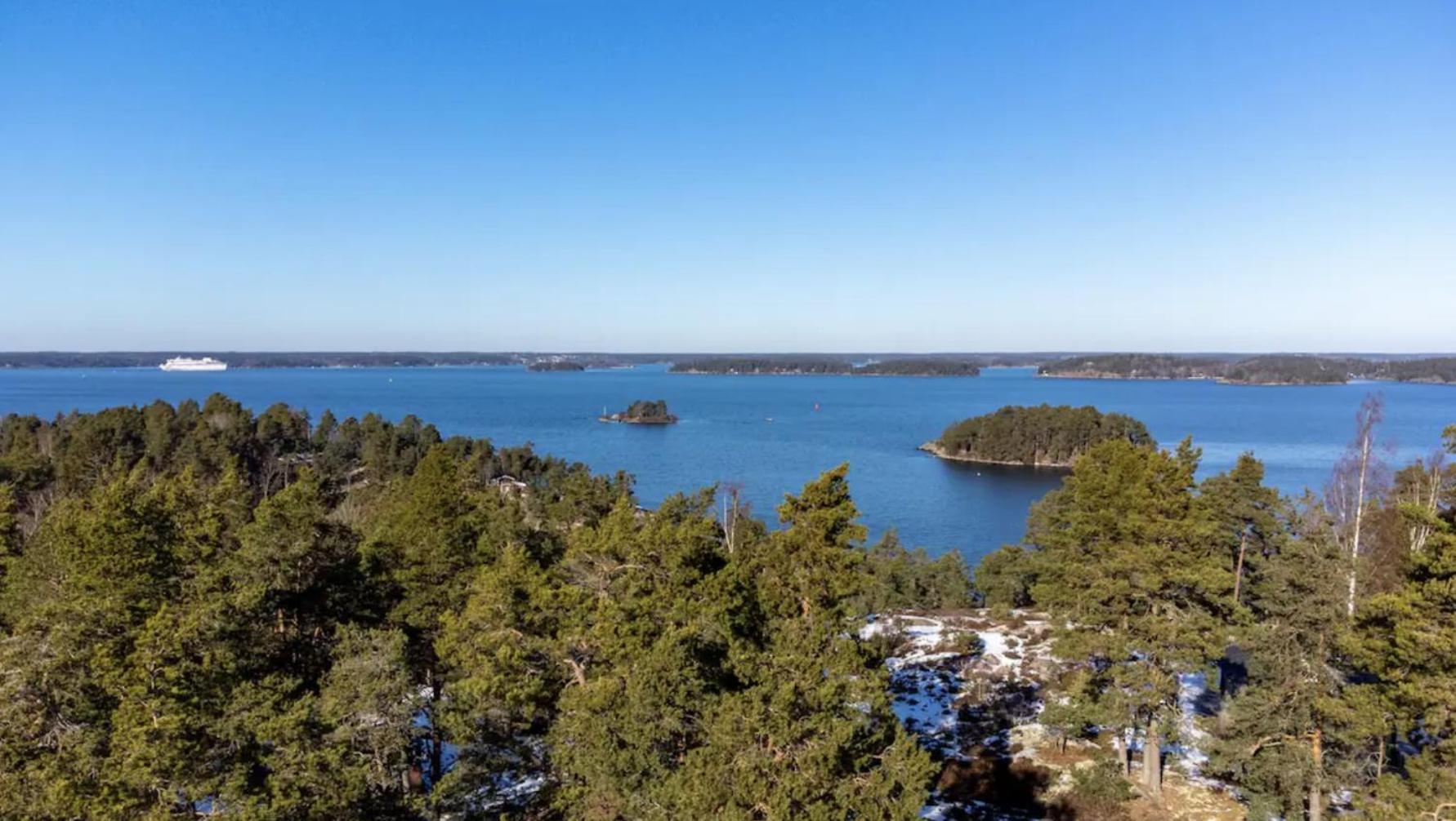 Hus I Skaergarden Med Bastu Och Sjoeutsikt Villa Varmdo Exterior photo