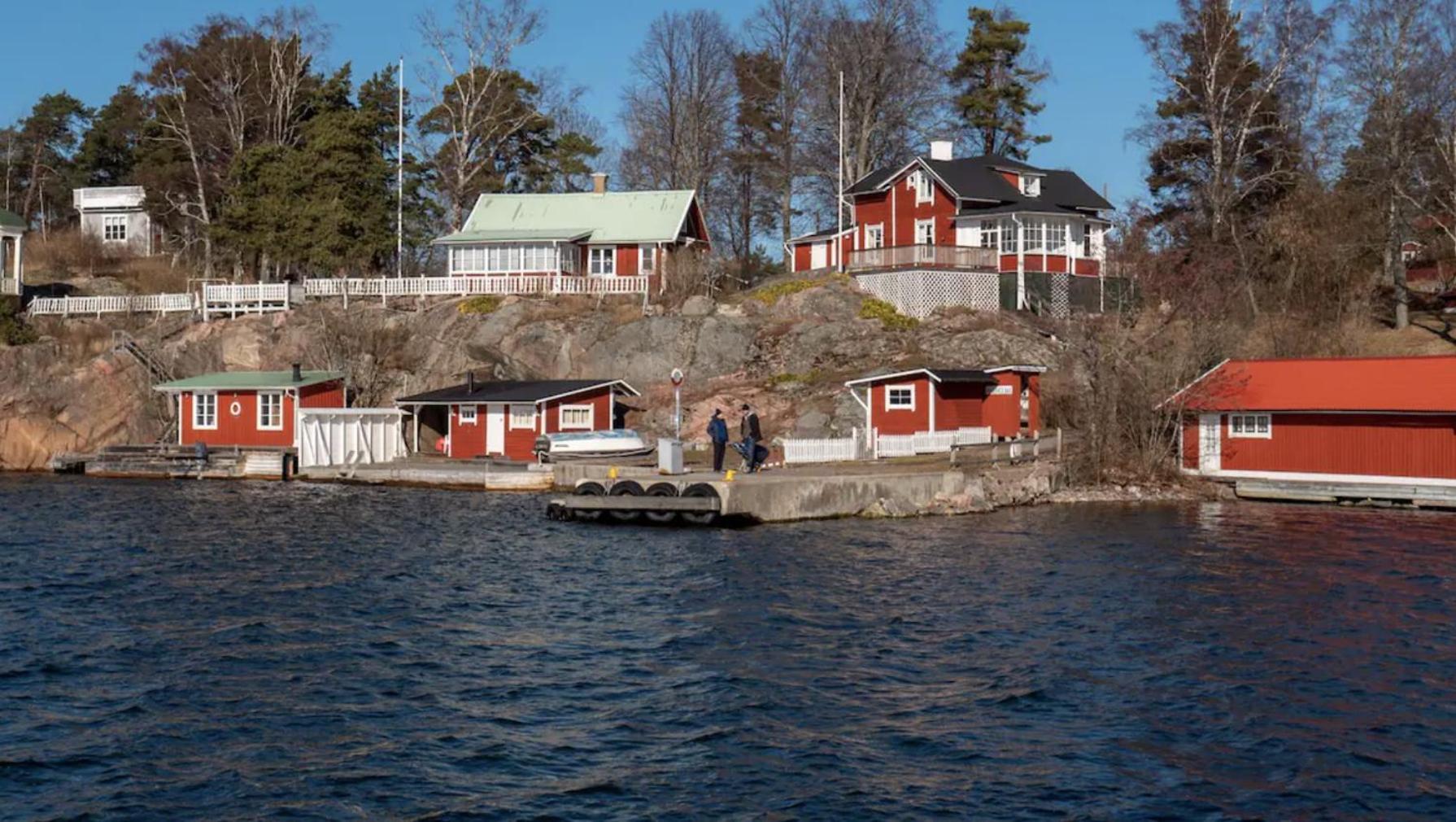 Hus I Skaergarden Med Bastu Och Sjoeutsikt Villa Varmdo Exterior photo